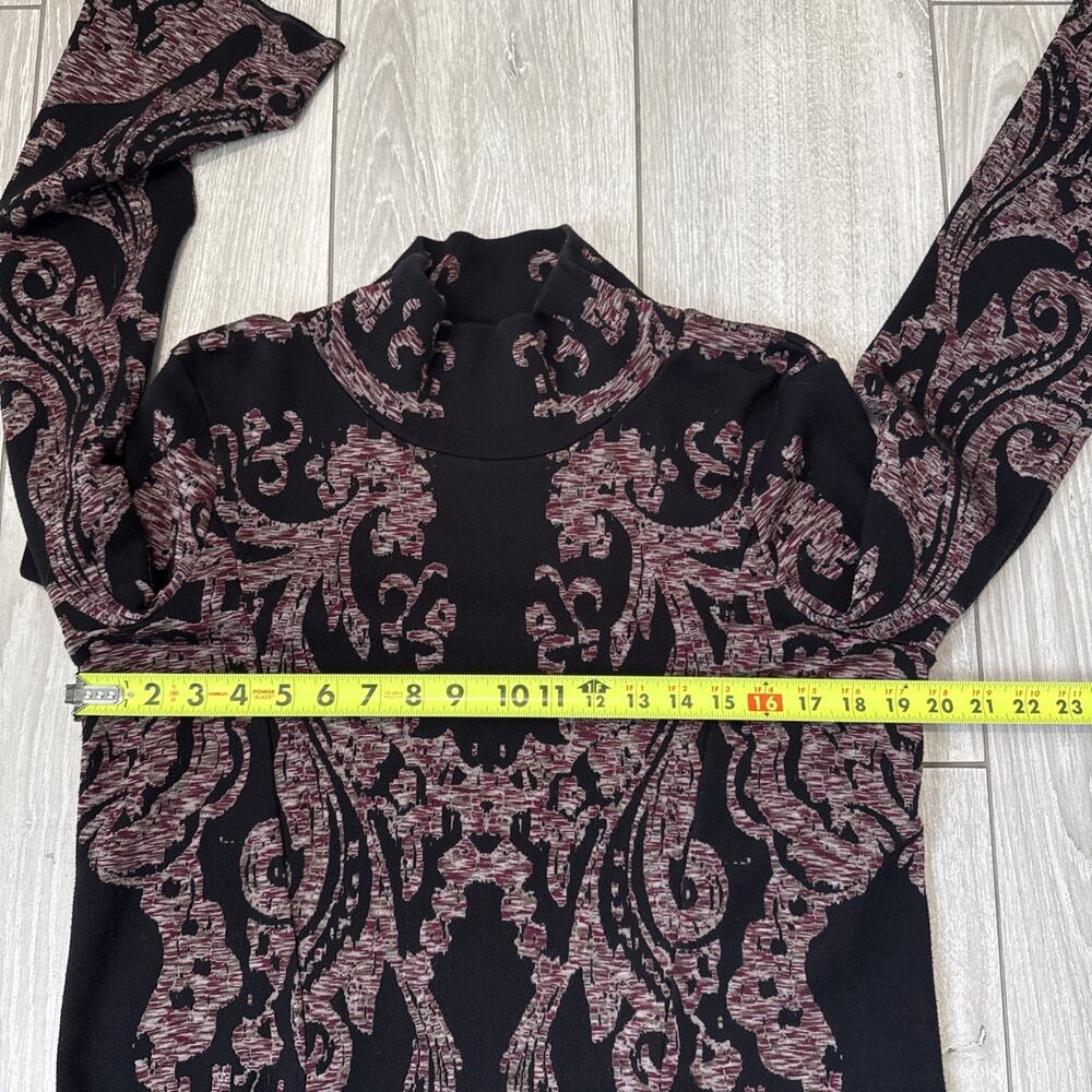 Free People Modern Love Pocket Mini Dress Tunic Mock Neck Sweater Size Large - Picture 8 of 10